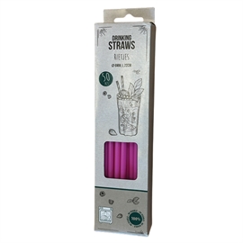 Sugerør Gjenbrukbare rosa