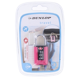 Dunlop Lock TSA-kombinasjon i rosa