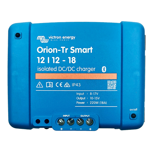 Victron Orion-TR Smart DC/DC-lader 12v-12v 18A (12,2v utgang)