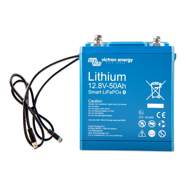 Victron Lithium Smart 12V batteri 50Ah (Bluetooth)