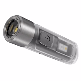 Nitecore TIKI UV nøkkelringslykt sølv 300 Lumen