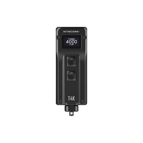 Nitecore T4K nøkkelringslykt Ladbar Sort 4000 Lumen