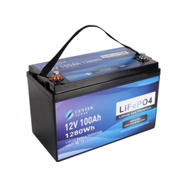 Center Power Lithium batteri 12volt 100Ah med app-overvåking (Bluetooth+HEAT)