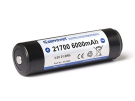 Keeppower 21700 Li Ion batteri 3,6 volt 6000mAh