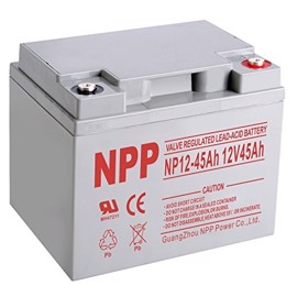 NPP Power Mobilitetsskuter/Kjørestol batteri 12 volt 45Ah 