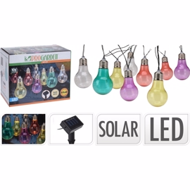 Solar Party Light Chain 10 lenker
