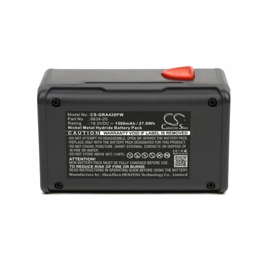 Gardena batteri til Smallcut 300 1500mAh (kompatibelt)