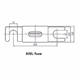 Victron ANL Fuse 400A/80v - 48v