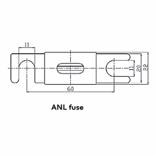 Victron ANL Fuse 300A/80v - 48v