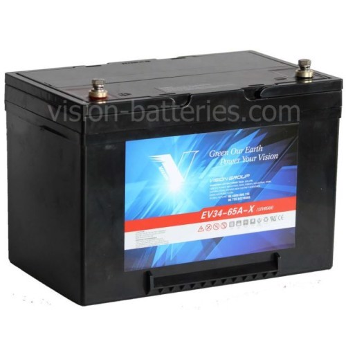 Vision EV 34-65A-X AGM batteri 12 volt 65Ah