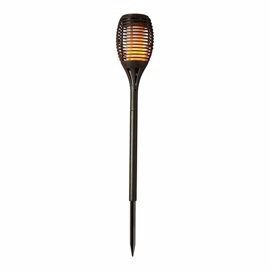 Solar lommelykt for hagen 78cm med realistisk flamme