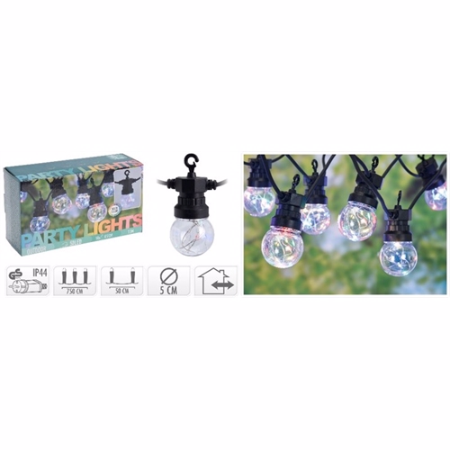 Progarden Party lyskjede 4,5 meter multifarget 50 LED