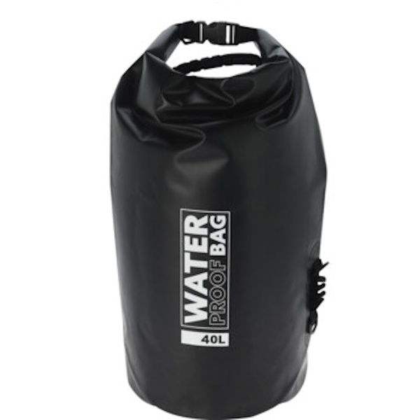 Dry bag 40 L. Sort