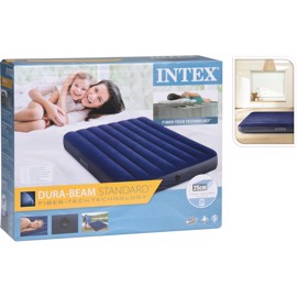 Intex luftmadrass dobbel (137x191x25cm)