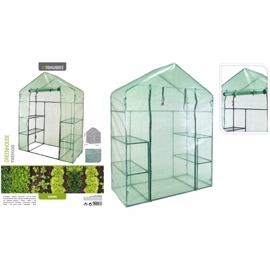 Mini Drivhus med 4 hyller (143 x 73 x 195 cm)