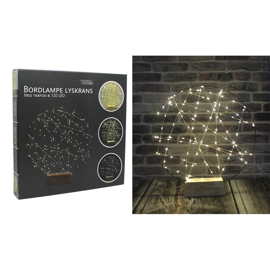 Papirstjerne i rødt med timer 10 mini LED (45 cm) 