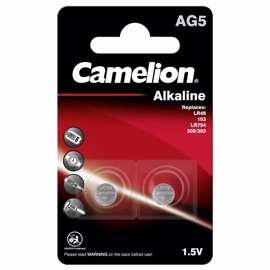 Camelion LR48 / AG5 / LR754 1,5V Alkaline Plus batterier (2 stk.)