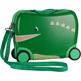 Barnekoffert ride-on dinosaur design