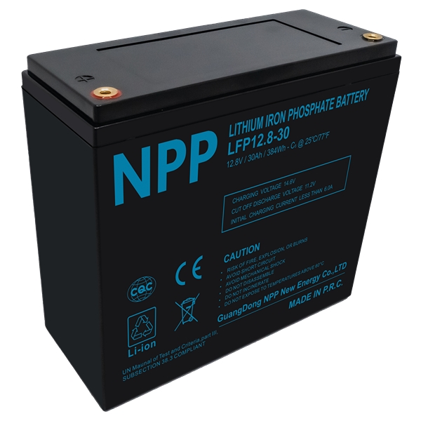 NPP Power Lithium-batteri 12V/30Ah (Bluetooth)