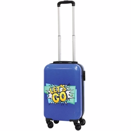 Koffert 28 liter Blå (håndbagasje)