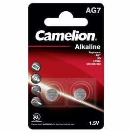 Camelion LR57 / AG7 / LR926 1,5V Alkaline Plus batterier (2 stk.)