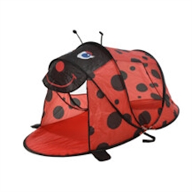 Pop Up telt for barn 50+ UV-beskyttelse Ladybug