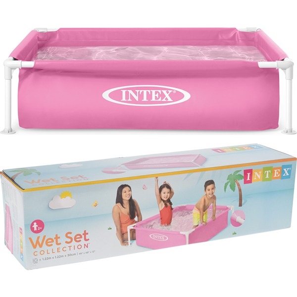 Intex Rosa Barnebasseng 342 liter 122 x 122 x 30 cm