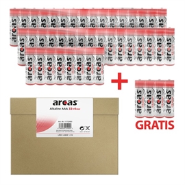 Arcas LR03 / AAA alkaliske batterier (36 stk.)