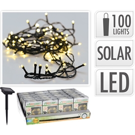 Solar LED-lyskjede 100 LED-lys