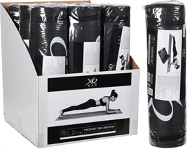 XQMax yogamatte i svart