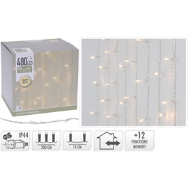 LED lysgardin med 480 lysdioder 