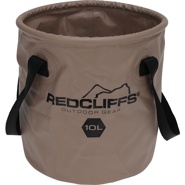 Redcliffs Brown Sammenleggbar Rund bøtte 10 liter