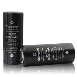 Keeppower IMR UH2660 3,6 volt Li-Ion batteri 6000mAh