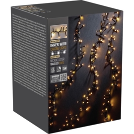 Snake LED-lyslenke med Fossefallseffekt 1060 LED 15 m, Varm Hvit