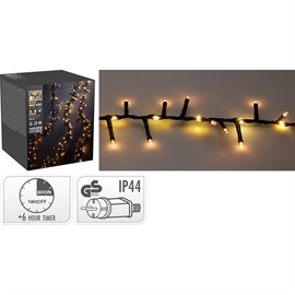 Snake LED-lyslenke med Fossefallseffekt 1410 LED 20 m, Varm Hvit