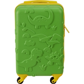 Barnekoffert med 3D Dinosaurdesign 28L Oransje (håndbagasje)