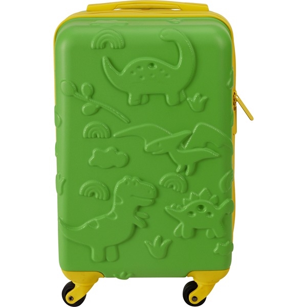 Barnekoffert med 3D Dinosaurdesign 28L Oransje (håndbagasje)