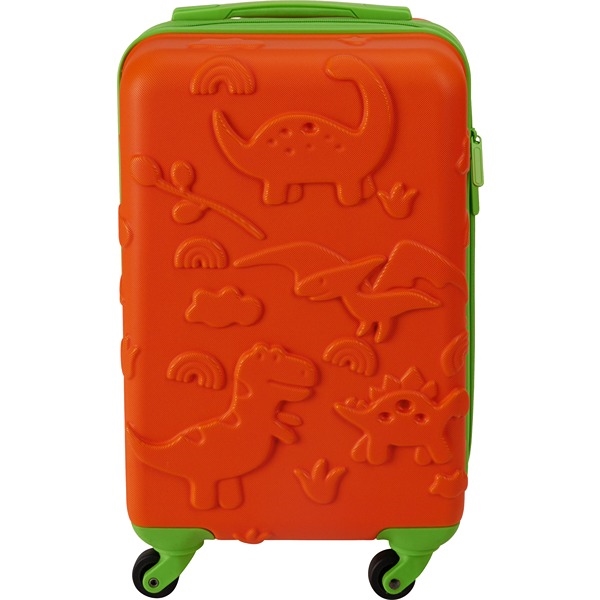 Barnekoffert med 3D Dinosaurdesign 28L Oransje (håndbagasje)