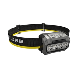 Nitecore HA23 UHE Hodelykt 600 Lumen, Sort