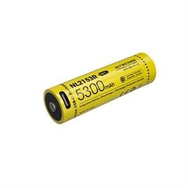 Nitecore 21700 NL2153R 5300mAh Li Ion-batteri - USB-C oppladbart 