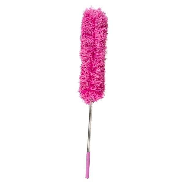 Teleskopisk støvkost lengde: 80 - 280 cm, Pink