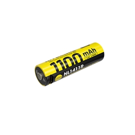 Nitecore 14500 NL1411R 1100mAh Li Ion-batteri - USB-C Oppladbart 