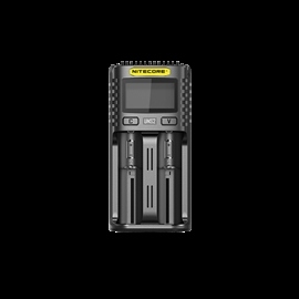 Nitecore -lader UMS2 for 2 Li Ion-batterier 