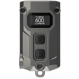 Nitecore TINI3 Nøkkelringlommelykt 600 Lumen, Grå 