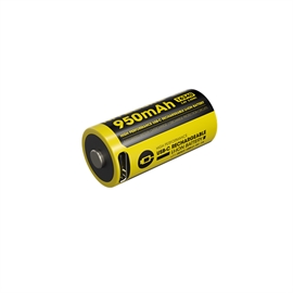 Nitecore 16340 NL169R 950mAh Li-ion-batteri - USB-C oppladbart 