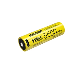 Nitecore 21700 NL2155HPR 5500mAh Li Ion Batteri - USB-C Oppladbar
