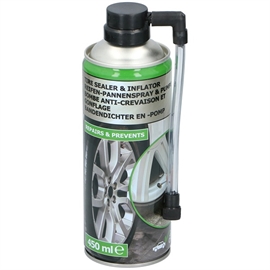 Dunlop Tire Sealer & Inflator 450 ml Pumper til Dekk