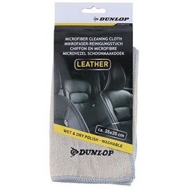 Dunlop Mikrofiberklut 35x35 cm Lærpleie til Bil, Grå