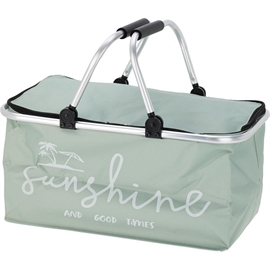 Kjøleveske med Glidelås og Bærehåndtak 35 L, Grønn