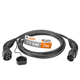 LAPP Mobility Type 2 ladekabel svart 7 m 11 kW